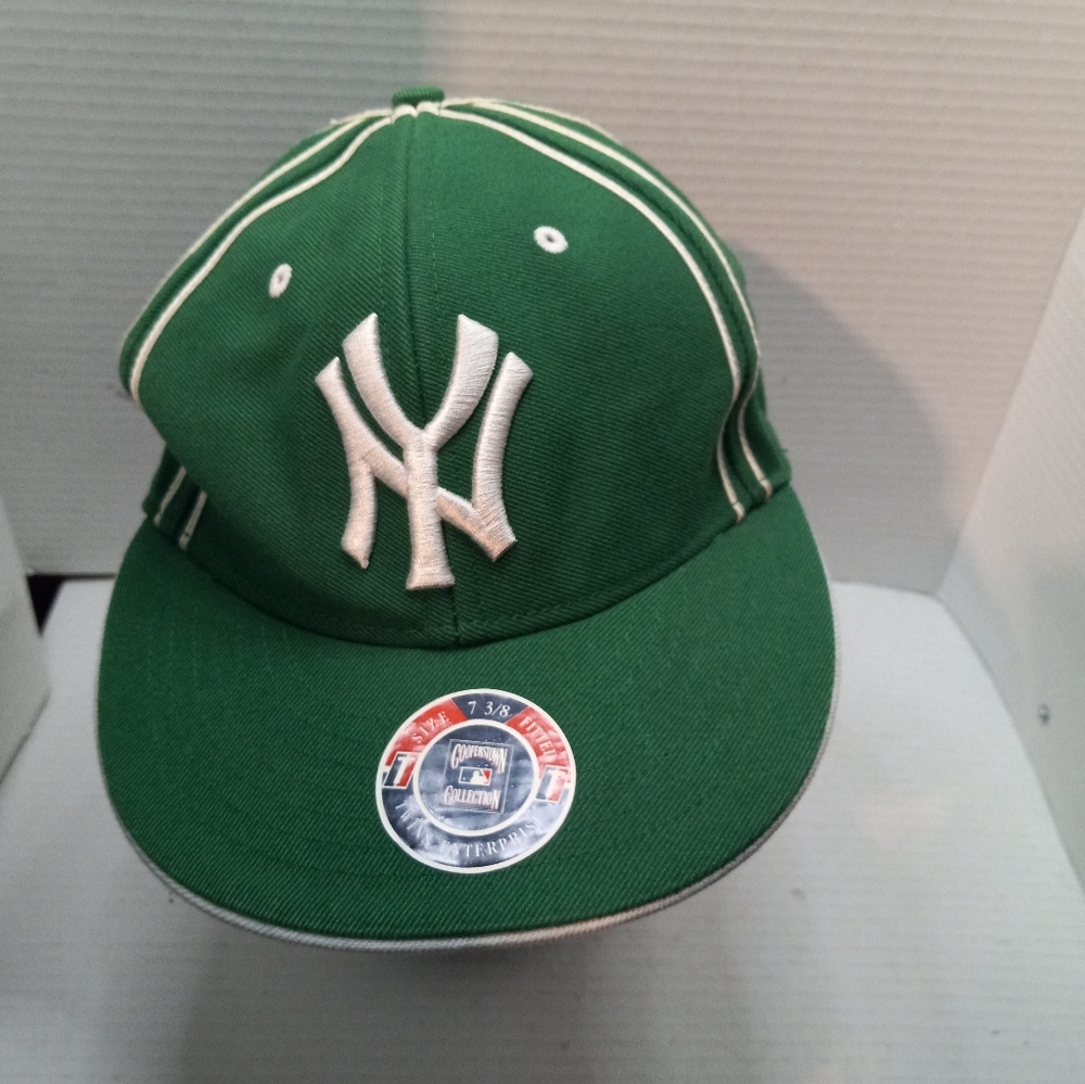 New Era New York Yankees 15% Wool Green 7 3/8 Fitted Basic Baseball Cap